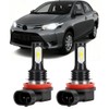 For Toyota Yaris 2006-2014 Fog Lights Bulbs, 8000LM Super Bright