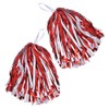 Bristol Novelty BA1320 Poms | for Women | Red/White, Girls,