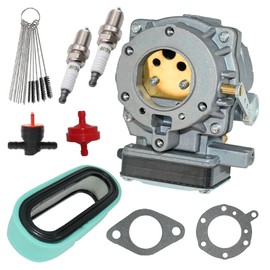 Rebuiman 693480 Carburettor Fit For 42E707 42E777 42A707 42A777 17.0 18.5 19.5 20 21HP V-Twin Engine Carb，With Air Filter Fuel Pump，Replaces 917270821 495181 495026 491427 499306 491429 491535