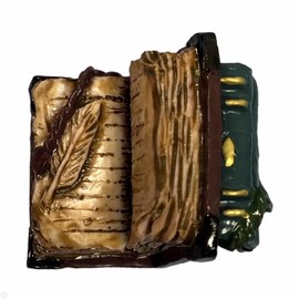 Dollhouse Old Books Well Thumbed Miniature Study Desk Library Office Accessories