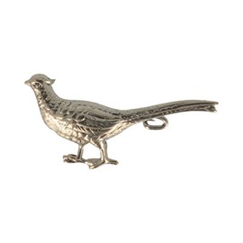 Hutanstecker | Hat Badge | Hunting | Traditional Pin Badge – Pheasant – 4 x 2 – 100% Bronze