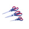 Avanti Dura Edge Scissors 3-Pieces Set,Blue/Red