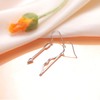 S925 Sterling Silver Bow Arrow Dangle Drop Mismatched Asymmetry Earrings