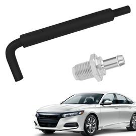 QQWD Engine PCV Valve and Hose Kit for Toyota Corolla Camry Highlander Solara Matrix RAV4 TC XB Lexus HS250h Ventilation Pcv Valve Vacuum Hose Replacement 12204-28020 12262-28021 PCV Hose（2.4L 4CYL）