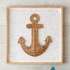 Rattan Anchor Framed Wall Art