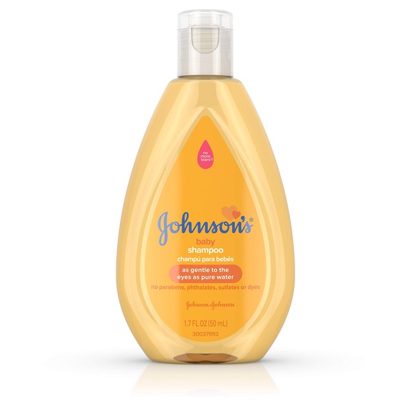 Johnson's Baby Shampoo with Gentle Tear Free Formula, Travel Size, 1.7 Fl Oz