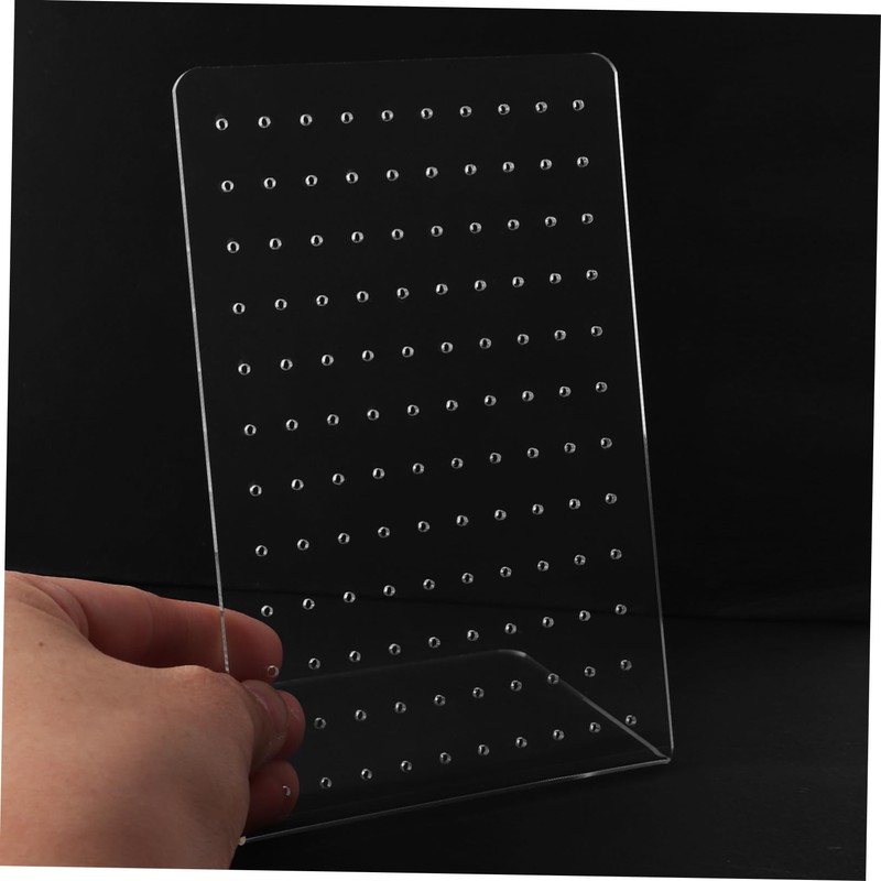 Hohopeti Jewelry Organizer Displays 120 Hole Earring Rack Acrylic Earring