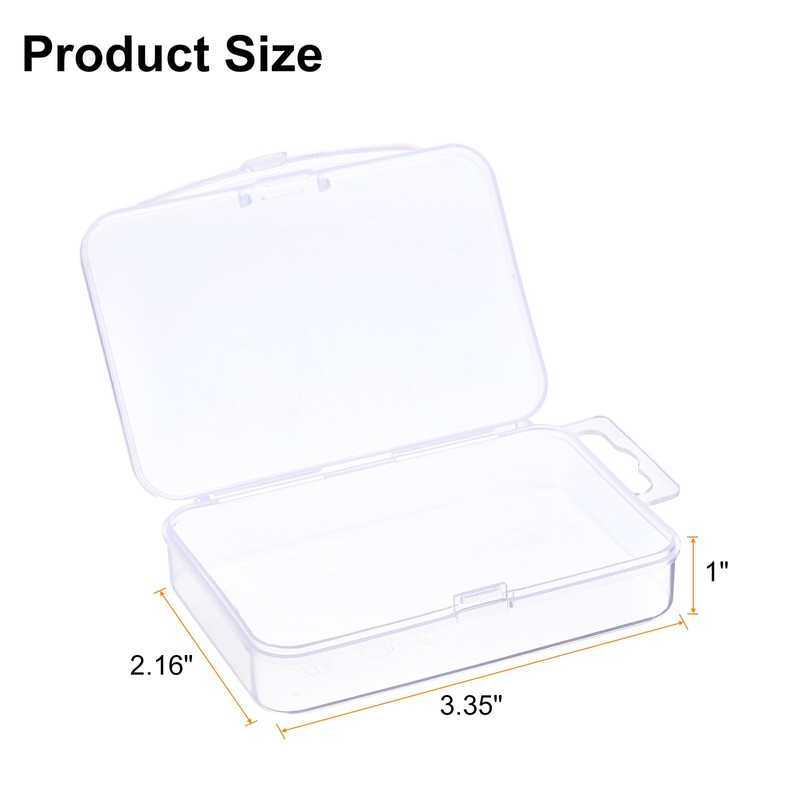 sourcing map Component Storage Box 3.35" PP Electronic Organizer Box