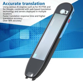 Language Translator Device,134 Languages Scanning Pen Translation Pen, Touchscreen Bluetooth Online Offline Voice Text Photo Smart Scanning Pen Translator
