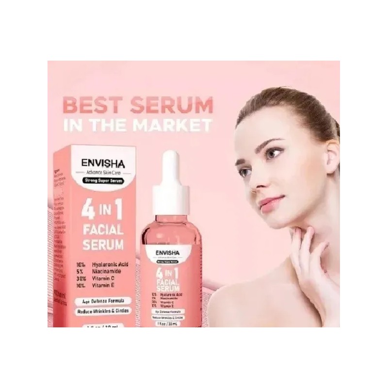 Dermapen Serum 4 En 1 Hialuronico+niacinamida+ Vit C+ Vit E