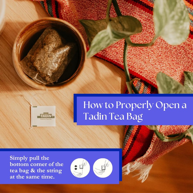 Tadin Pineapple Herbal Tea, Contains Caffeine, Individually Wrapped Tea Bags,