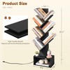 Hoctieon 6 Tier Tree Bookshelf, Tall Bookcase with Drawer, Freestanding