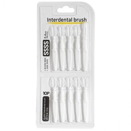Wooil Interdental Brush Type I 0.4mm (10P SSSS)8700 Tartar brush 2ea