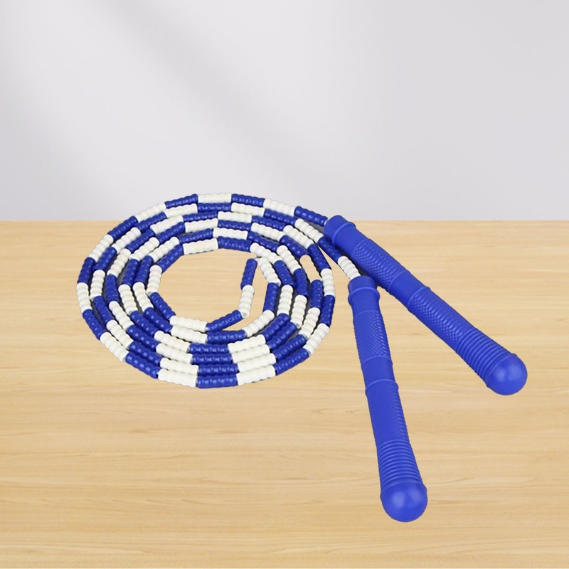 Segmented Jumping 4m Adjustable Fitness Beaded Soft Skipping Rope for