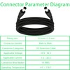 14 AWG DC Power Extension Cable 6.6FT with 5.5mm ×