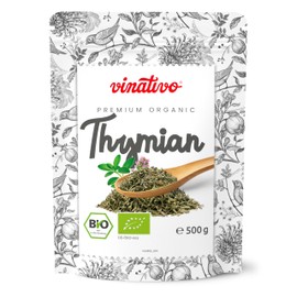 vinativo Thyme Organic - 200 g - Ruined - Organic Quality - Natural - Suitable for Spice Mixes and Thyme Tea