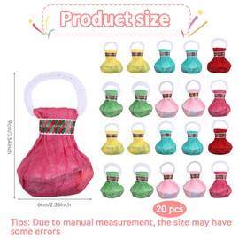 Pack of 20 Streamers Birthday, Hand Streamers Wedding, Hand Confetti Cannon, Birthday Decoration for Party, Wedding, Birthdays, Weddings, Graduations, Sho (6 x 9 cm / 2.36 x 3.54 inches, Colourful)