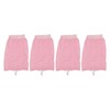 4pcs Hair Net Plopping Hat Drawstring Adjust Strap Washable Reusable