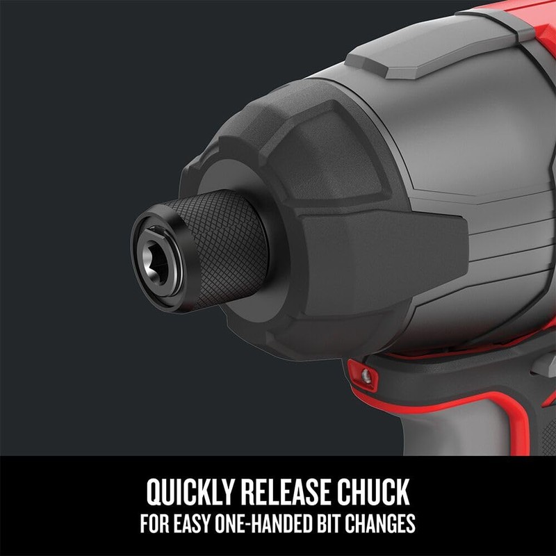 Craftsman CMCF800C1R V20 Brushed Lithium-Ion 1/4 in. Cordless Impact Driver