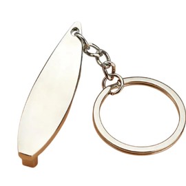 Sportigo ® Surfboard Keyring with Bottle Opener in Silver colour/Bottle Opener Pendant/Surfing Surfer Beach Sea Holiday Water Sports Sun Gift Idea