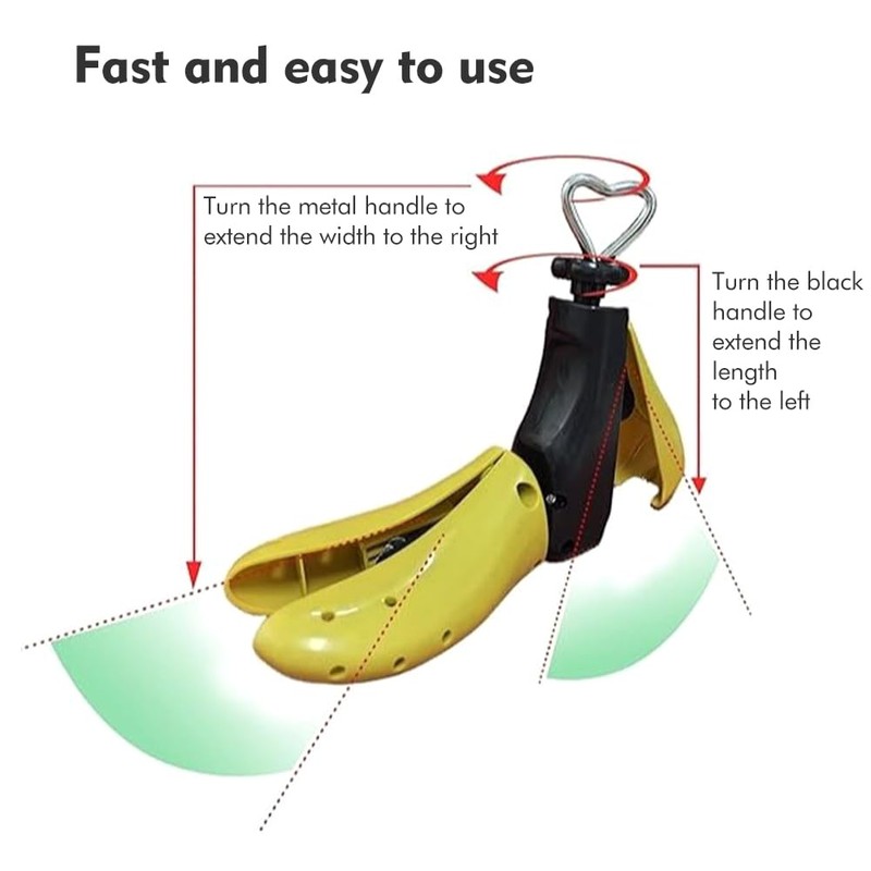 Hahhhha Boot Shoe Stretcher Men Women, Adjustable Unisex Shoe Expander