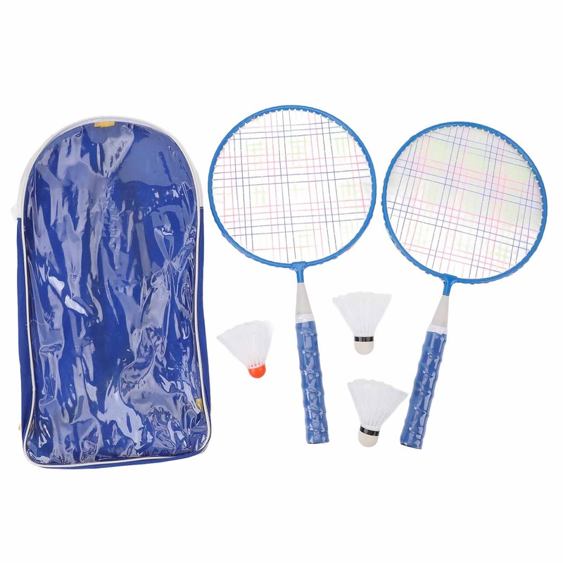 Kids Badminton Racket Set Lightweight Easy Grip Badminton Racquets for