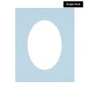 CountryArtHouse Baby Blue Acid Free 5x7 Oval Picture Frame Mat
