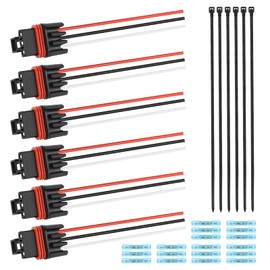 JAVIK Pulse Bus Bar Power Plug Pigtail Connector Fit for Polaris Ranger RZR General 570 1000 900 PRO RS1 Xpedition PRO-XD 2019-2024,OEM#4016007 4018346 (Red/Black/White)