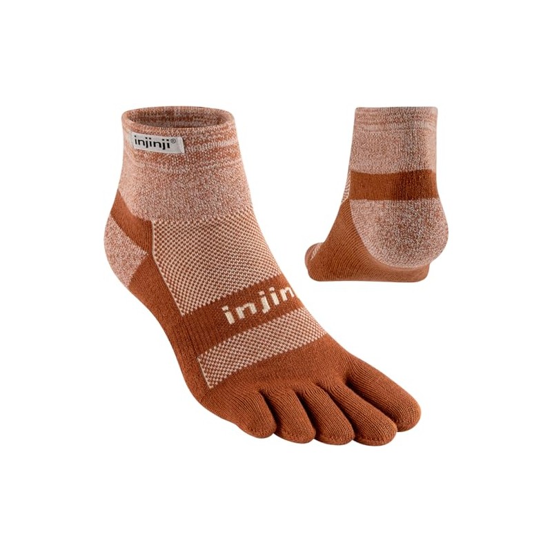 Injinji - 2.0 Run Midweight Mini Crew Socks - Unisex,
