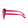 ZIMUSUN Kids Polarized Heart Shaped Sunglasses for Girls Trendy Cute