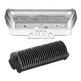 High Quality Combi Pack Shaving Foil 10B + Blade Block for Braun MultiGroomer MG5010 MG5050 MG5090, FreeControl, Z Series, Series 1 Razor