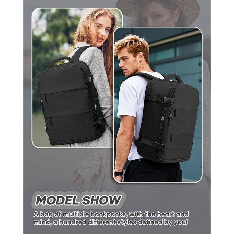BJLFS Travel Backpack for Women Carry on Backpack Flight Approved