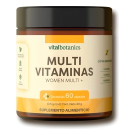 Multivitaminico Mujer Con Colageno 60 Caps Vitalbotanics Sin Sabor - de, y,