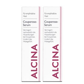 2 S Couperose Serum Nourishing Cosmetics Alcina Proven to Reduce Skin Redness for Couperose 30 ml = 60 ml
