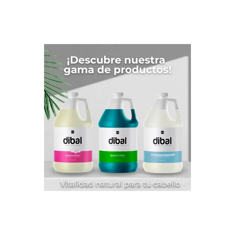 Shampoo Herbal Para Todo Tipo De Cabello De Dibal 3.5