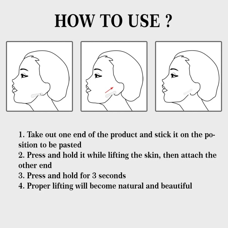 Parche Facial Invisible Para El Cuidado Diario De La Piel,