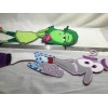 Handmade Inside Out Felt Wall Hanging Set Large