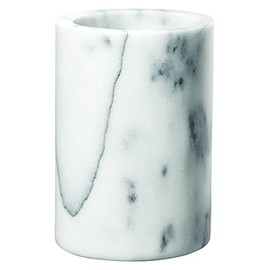 Tablecraft 5488W Cash & Carry Wine Cooler, 5" dia. x 7" H, white marble