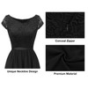 DTESSTELLS Womens Long Beach Bridesmaid Wedding Guest Dresses Formal Black