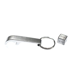 Miniblings Bottle Opener Key Ring Chain Silver 54Mm Keyring