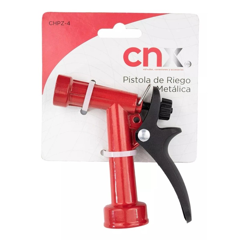 CNX Pistola De Riego Metálica De 4 Pulgadas, Resistente Y