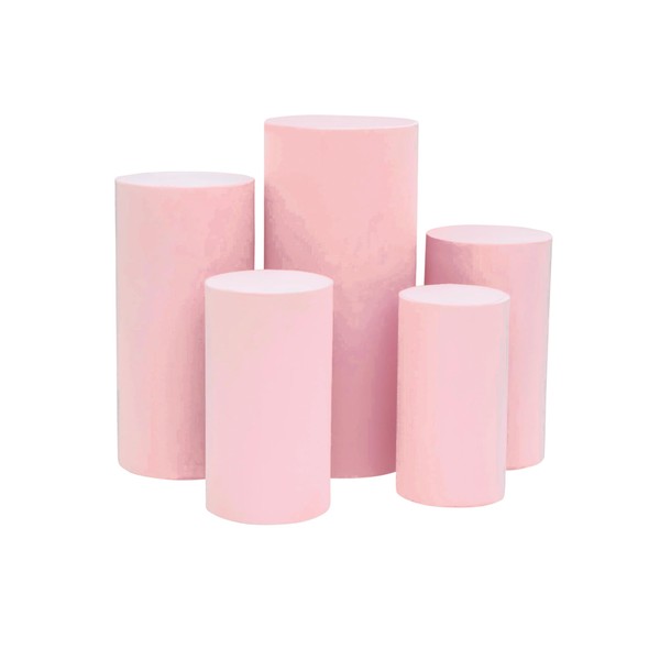 1 Set, Spandex Pillar Covers for Metal Cylinder Pedestal Stands