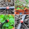 YIQI Garden Irrigation System, 100 Micro Sprinklers, 4/7 mm, Adjustable,