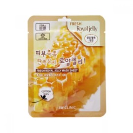 3W CLINIC   Fresh Royal Jelly Mask Sheet 23 ml x 10 pcs
