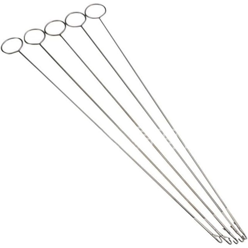 Silver Long Type Sewing Loop Turner Hook Stainless Steel Loop