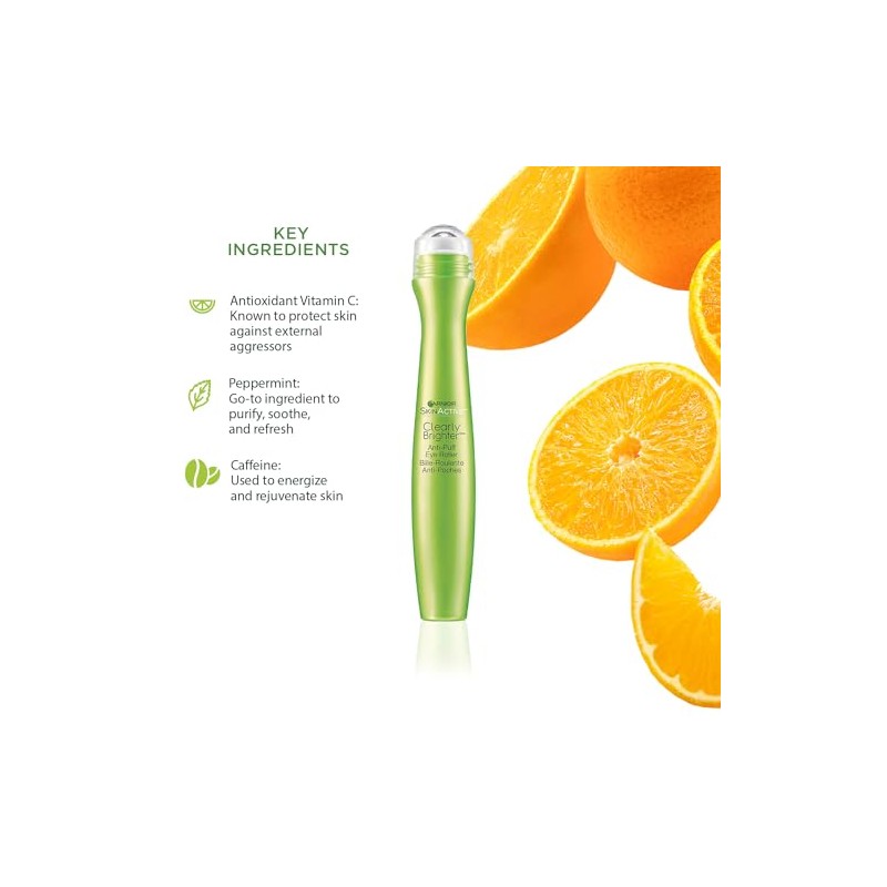 Garnier Skin Renew Anti-Puff Eye Roller, 0.5 Oz