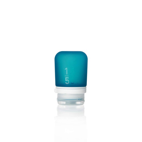 humangear Gotoob+ Silicone Travel Bottle with Locking Cap, Small (1.7oz), Teal