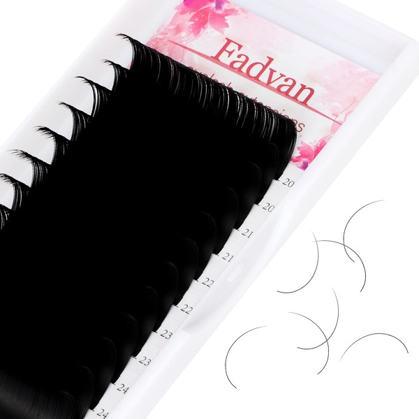 Individual Lash Extensions 0.03 C/D/DD Curl 15-20/20-25mm Mix Individual Lashes