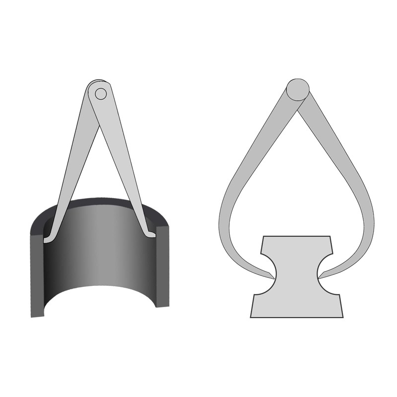 HARFINGTON Firm Joint Outside Caliper 400mm 16 inch 410 Stainless