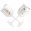 Moet & Chandon White Ice Imperial Acrylic Champagne Glasses x